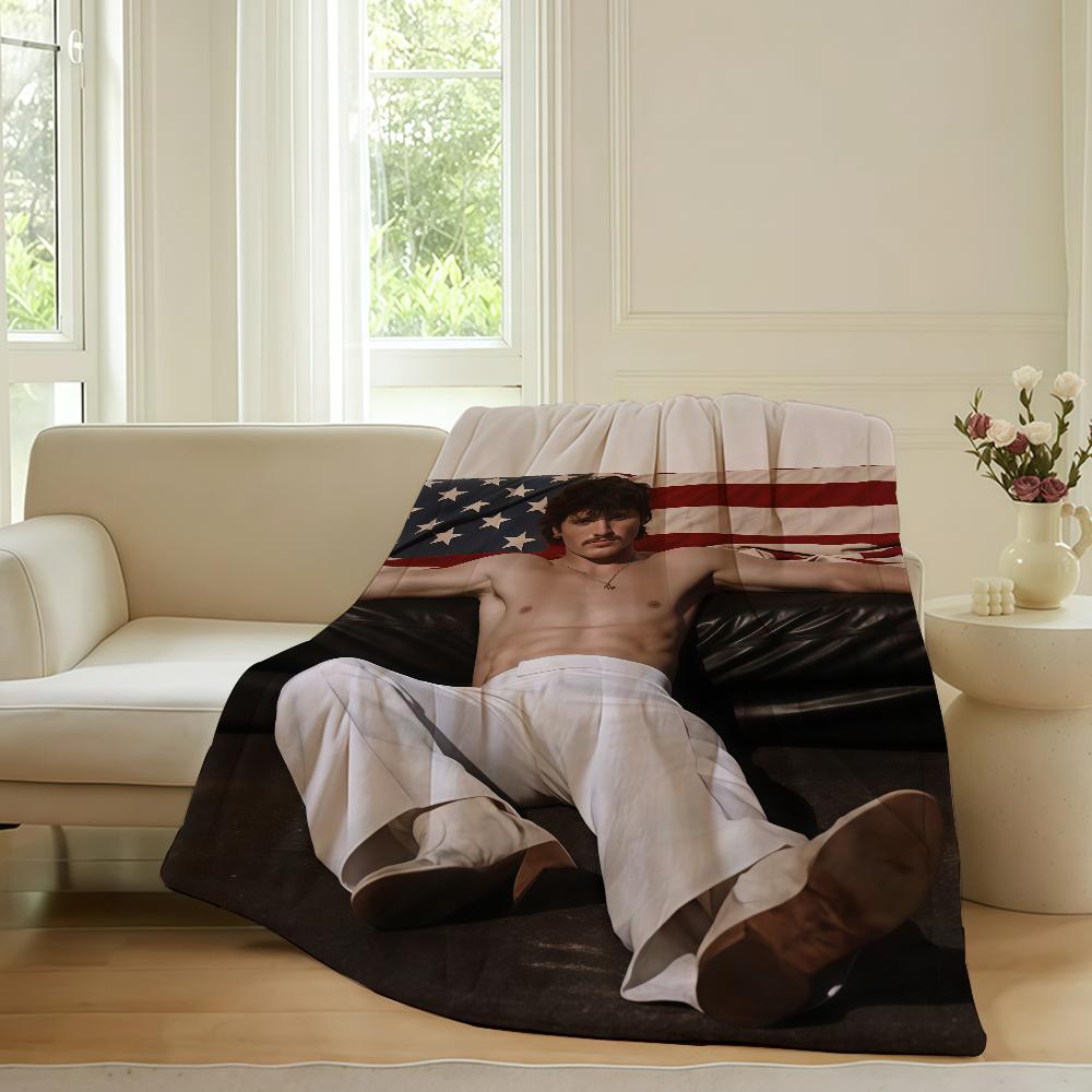 American singer B-Benson B-Boone Blanket For Sofa Office Bed Plane Travel Sleep Read Relax Camping Soft And Warm 30x40in