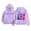 Kids Fashion Women's Lightweight Long Sleeve Zipper Hoodie Printed Hoodie With Pockets