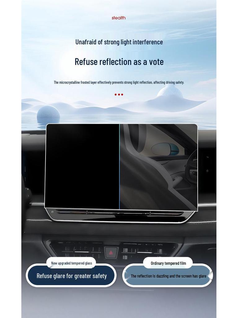 Protezione Schermo Temperato Volkswagen Tayron L: Adesivo Controllo Navigazione & Decorazione Interni per 25 Modelli
