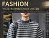 2025 Men's Striped Heavy Gauge Sweater: Autumn/Winter Long Sleeve Knit Base Layer