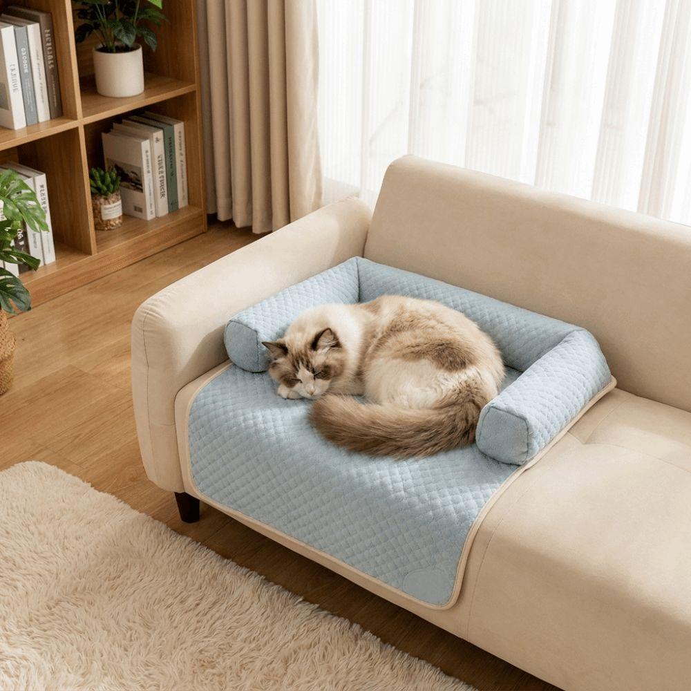 Breathable Pet Sleeping Pad Non-Slip Cat Cold Bed Mat Pet Bed Mat Dog Sofa Cushion Living Room