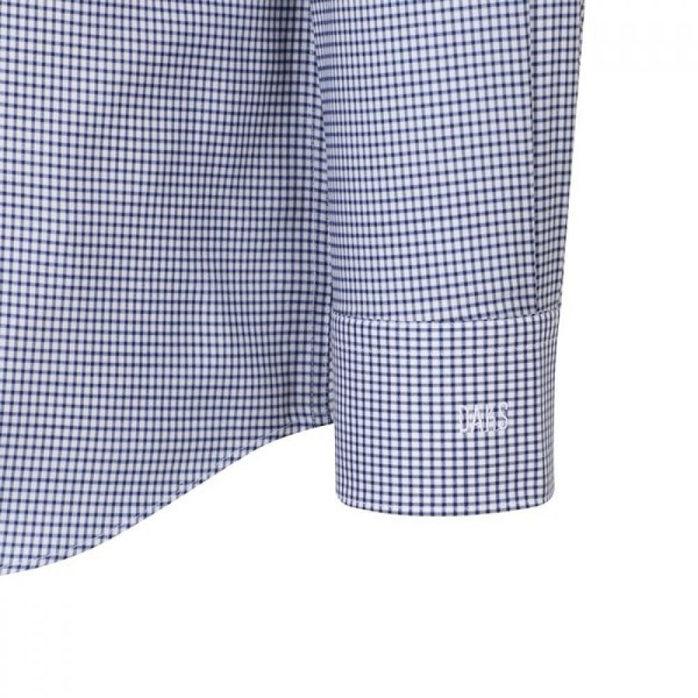 DakS Men S Micro Pattern Regular Fit dreSS Shirt Cotton Blend dmp1Shdl121b1