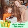 Kid Apron and Chef Hat Set - R HORSE 2Pcs Adjustable Children Green Kitchen Apron, Dress up Role Play Chef Toy Cooking Baking Painting and Training