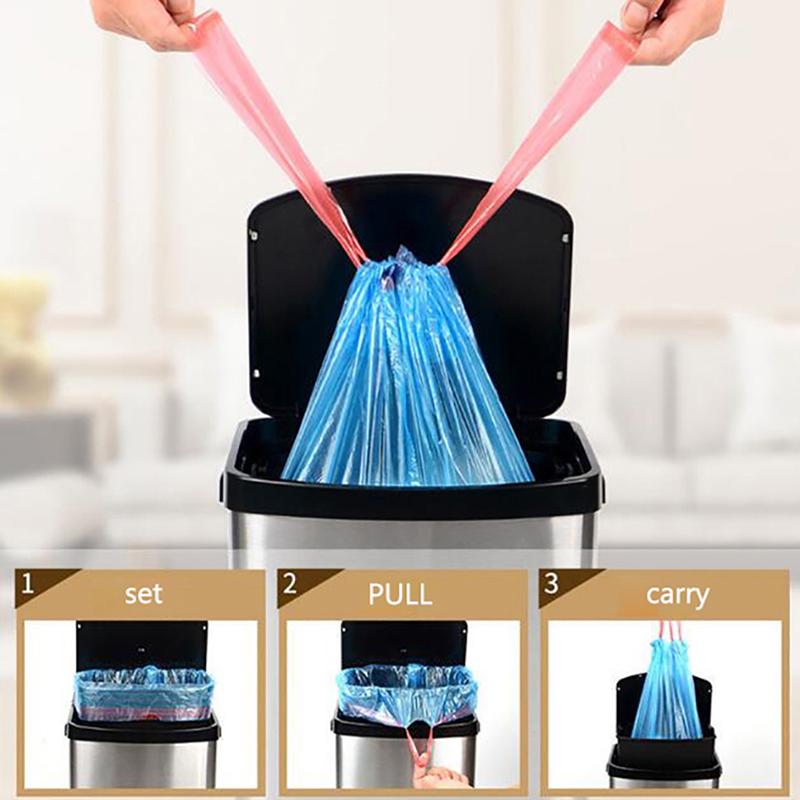 Garbage Bag Thickened Leak Proof Disposable Plastic Bags Garbage Storage Bag