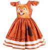 Hoppers Kinder Biber Verwandlung Cosplay Kleid Mit Cartoon Aufdruck Für Kinder Alter 3 Bis 8