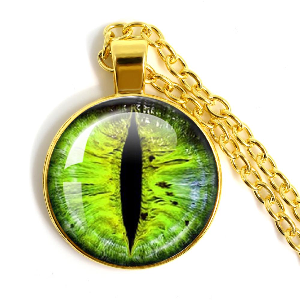 

Dragon Evil Eye Glass Necklace Dragon Eye Fashion Evil Eye Necklace Jewelry Men Fashion Necklace For Friends Gift