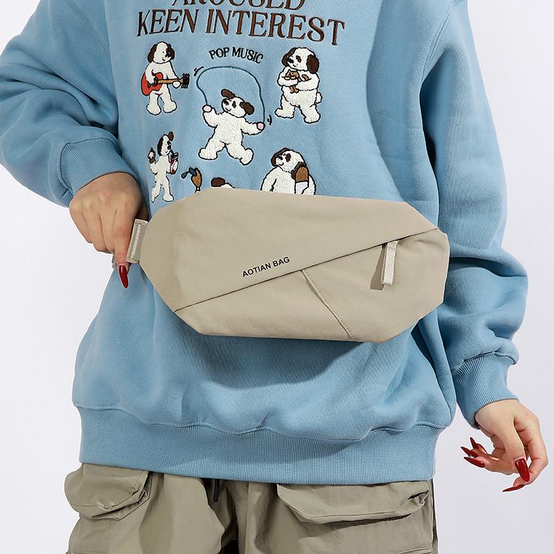 Men's Sports Waist Bag Crossbody Bag Chest Bag