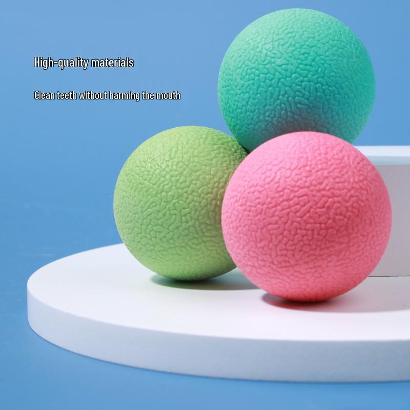 

Elastic Bite-Resistant Indestructible Dog Toy Ball - Solid Chewing & Teething Toy for Large Dogs Bite-Resistant, Good Elasticity