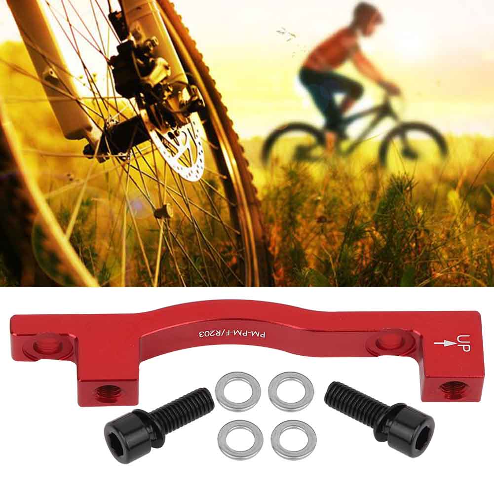 Bike Disc Brake Mount Caliper Adapter A -F203 for Mountain Bike (black)