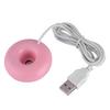 Portable Mini Doughnut shaped USB Atomization Spray Humidifier for Home Office Car White