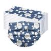 100PCS Adult Fashion Print Disposable Face Mask 3 Ply Earloop Anti-PM2.5 