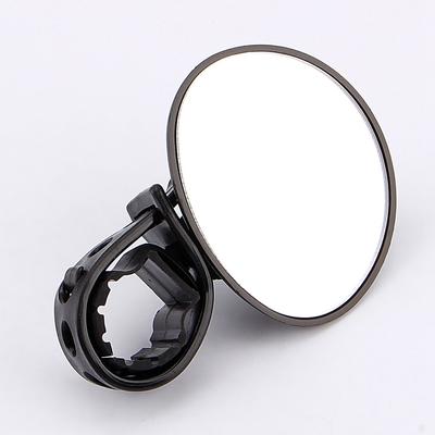 Schwarz Fahrrad Radfahren Griff Bar End Rückspiegel Seite Spiegel 360 grad Drehen Bike ZB