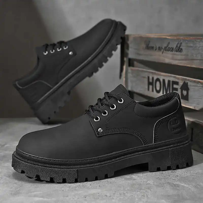 Móda Vysoká Platforma Kulatá Špička Černé Pánské Boty Neformální Modely Tenisek Sportovec Sportovec Sportovní Trendy Sportovně-volnočasová Obuv Sabot Krasovka