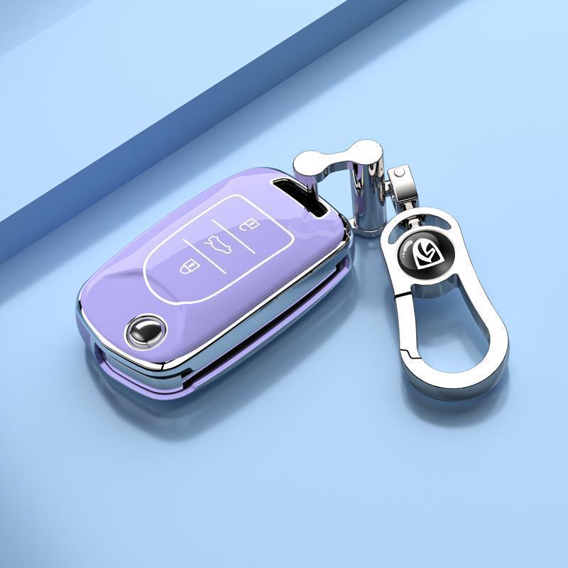 Baojun 730 Folding Key Case Luxury Protective Shell for 7-Seater 