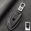 Genuine Leather Car Key Case Cover Fob For Bmw G30 G20 G11 F15 F16 G01 G02 F48 X1 X3 X5 X6 X7 1 3 5 6 7 Series Keychain Luxury