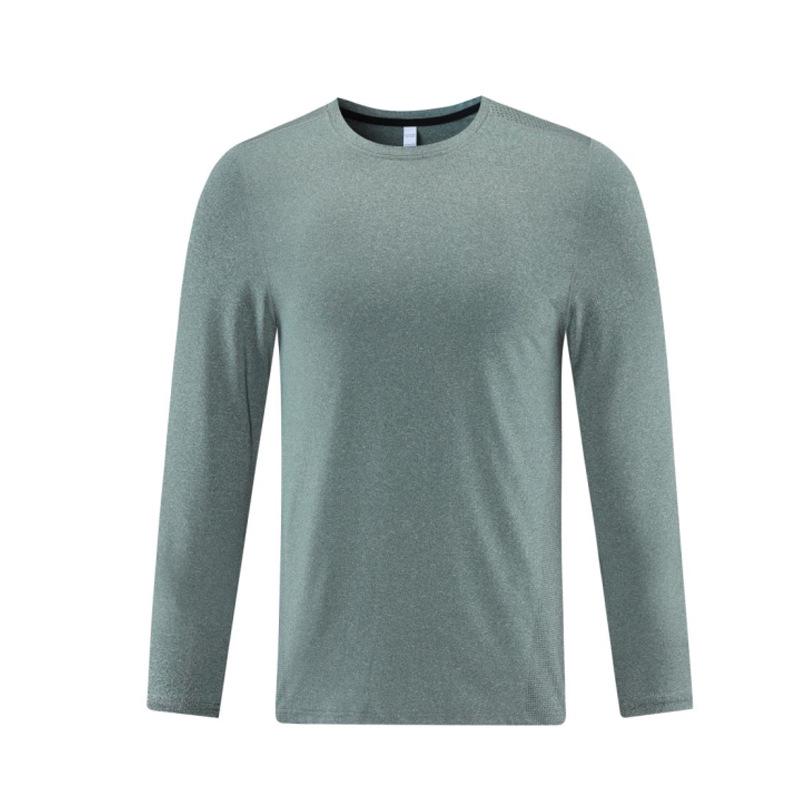 Men's Autumn Mesh Breathable Quick-Dry Long Sleeve Fitness and Running T-Shirt