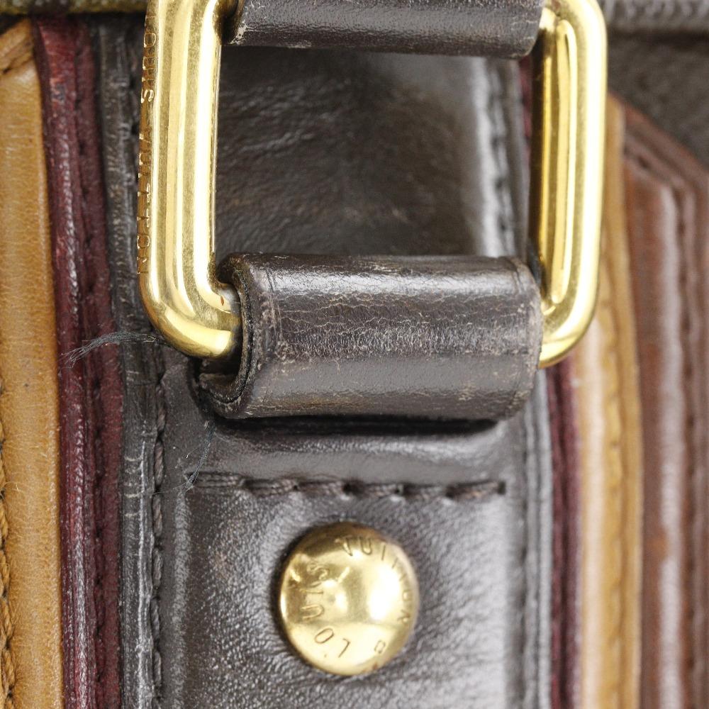 Louis Vuitton Porto Document Vertical Handbag M95529 Monogram Bekia Brown Monogram Canvas Mens Used