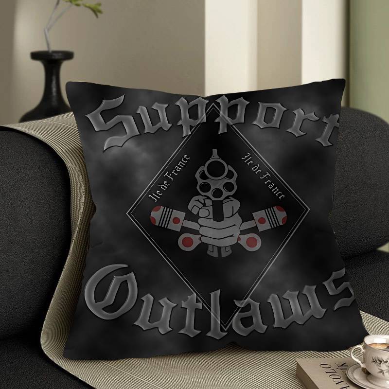 New MC Outlaws Pillowcases Home Bedding Decorative Pillow Cover Wedding Super Soft Pillow Case