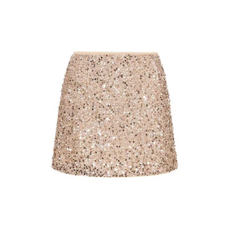 VEROMODA Sequin Slim Short Skirt
