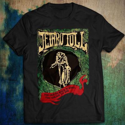 Vintage Jethro Tull Tour Concert T-Shirt Cotton Full Size S To 5XL IM0579 Unisex T-Shirt