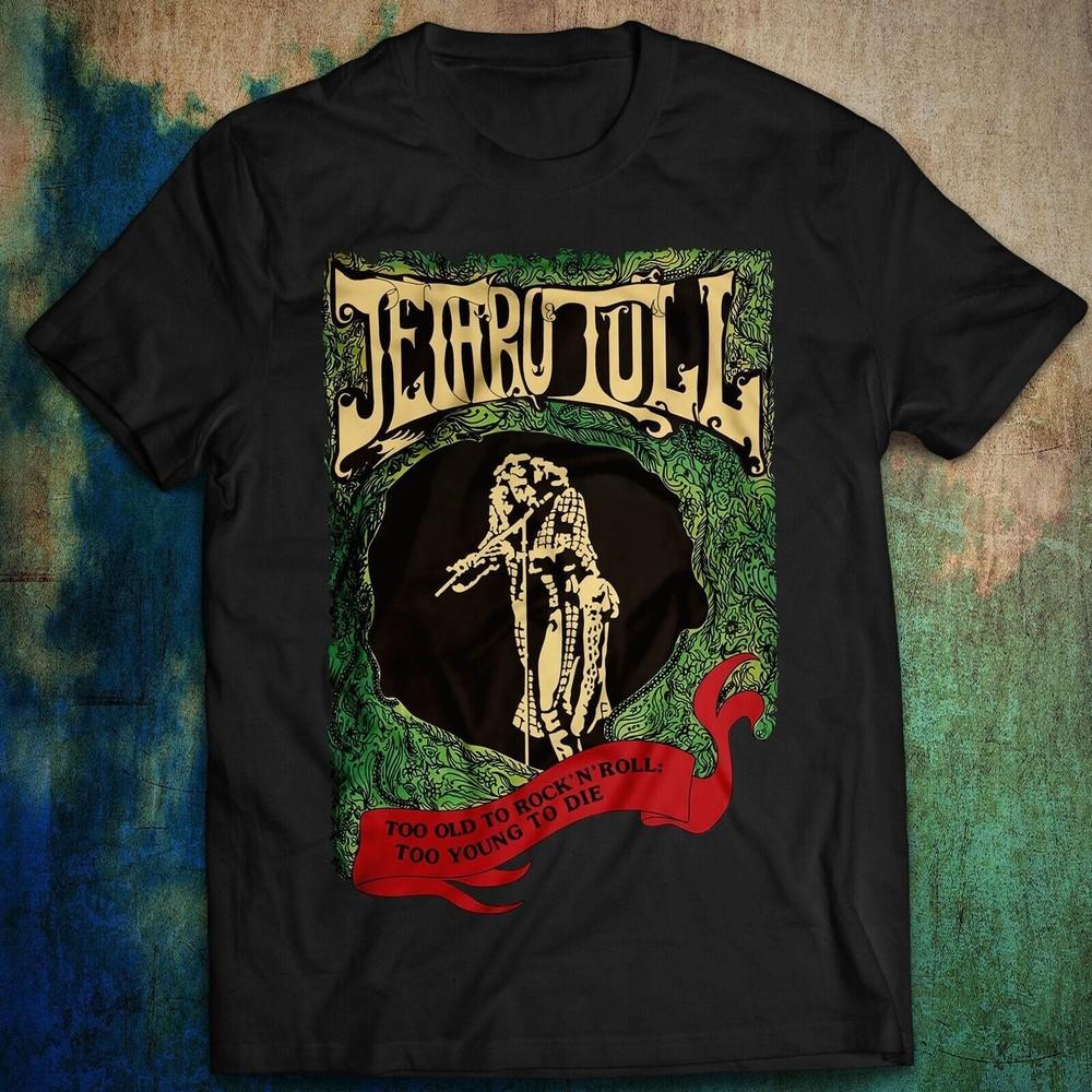 Vintage Jethro Tull Tour Concert T-Shirt Cotton Full Size S to 5XL IM0579 Unisex T-Shirt XXXL