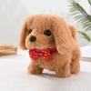 Electronic Simulation Pet Dog Toy Walking Interactive Dog Plush Doll Toys Vibrating Automatic Moving Electric Puppy Gift For Kid