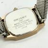 Used [New Battery] ORIENT Chandor Ladies Watch Gold Rectangular J65527-20