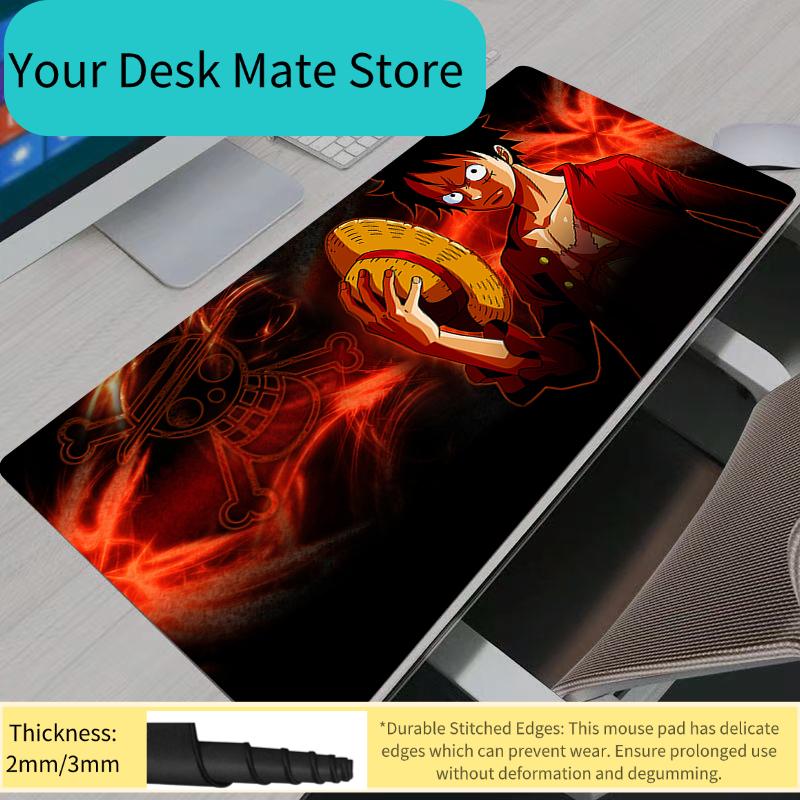 Mouse Pad Gaming XL Home New HD PC Mousepad XXL Keyboard Pad Non-Slip Office Carpet Laptop Japan Game Anime One Piece For LOL
