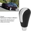 Aramox Car Gear Shift Knob, Manual Gear Shifter Knobs, Leather Gear Shifting Handle Gearstick Head Shift Lever Knob Replacement for 3 2008‑2011