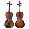 4 4 EQ Violin Full Size Set Solid Wood Violin for Beginners Students School Learners Shoulder Support Audio Cable Spare