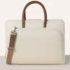 Shoulder Strap Business Laptop Bag with Handle Solid Color Portable Laptop Bags Simple Briefcase Laptop Shoulder Bag Travel