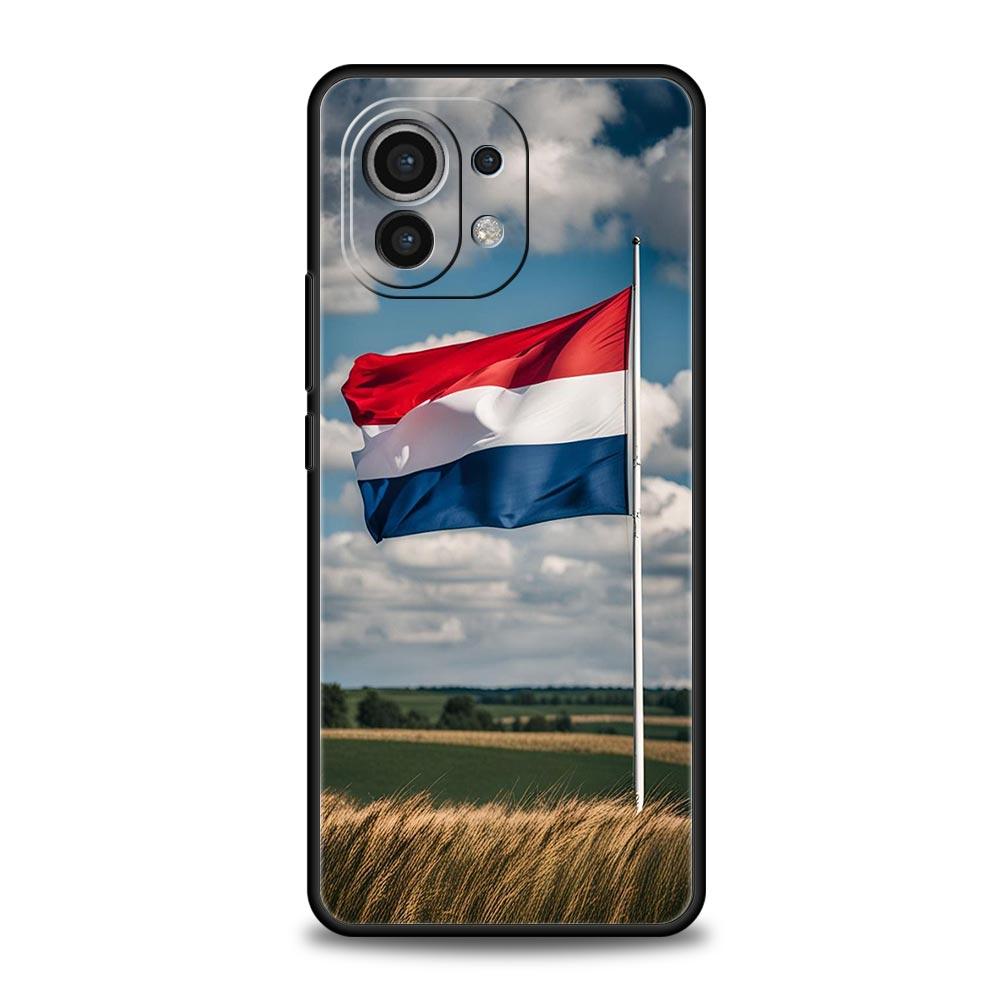 Phone Case For Xiaomi Mi 15 14 13 12 11 Lite 14T 13T 12T 11T Pro Poco X7 X6 X5 X3 Pro F6 F5 F4 Cover Dutch Flag