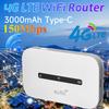Portable 4G Mobile WiFi Router 150Mbps 4G LTE Wireless 3000mAh Pocket MiFi Modem with SIM Card Slot for Mobile Wifi Hotspot