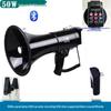100W High Power Handheld Megaphone with Loud Volume and Large Horn