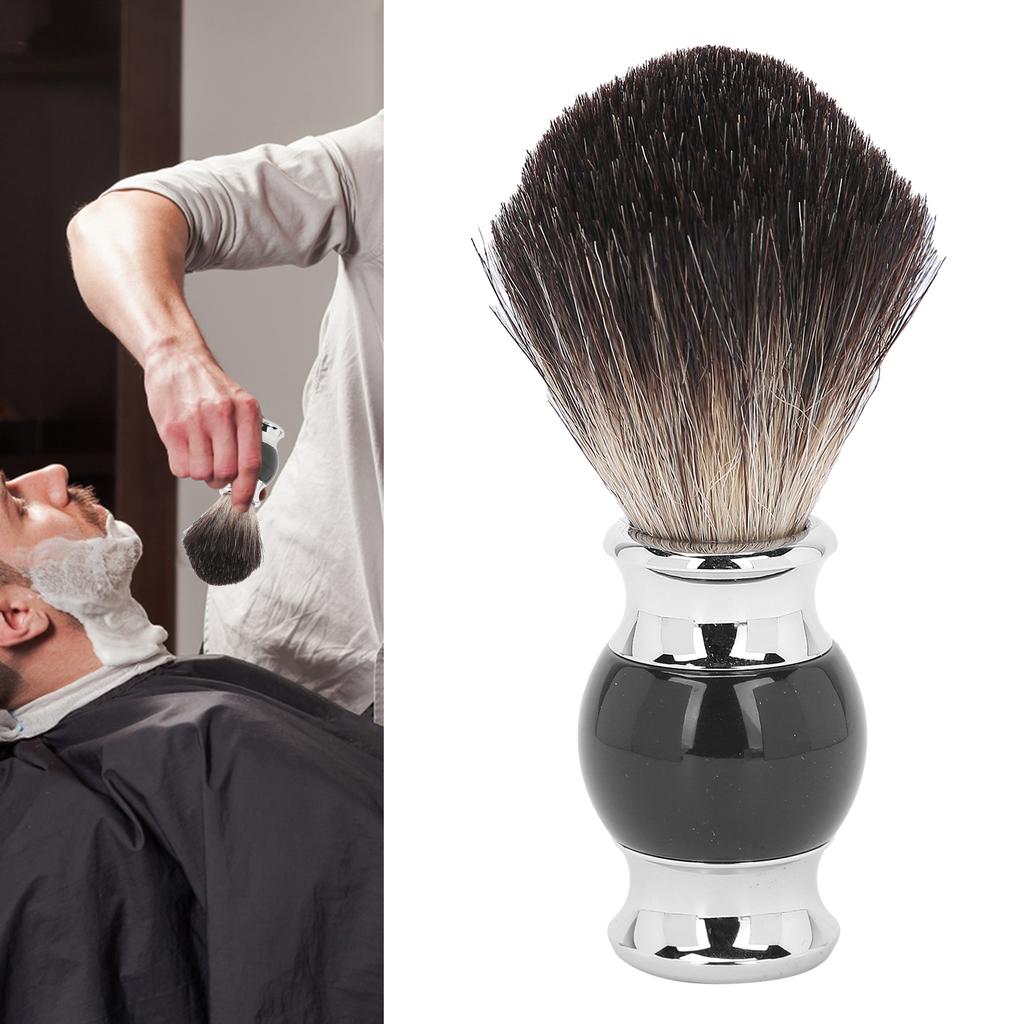 Barber Beard Shaving Brush Soft Bristles Facial Hair Cleaning Shaving Cream Brush for Men