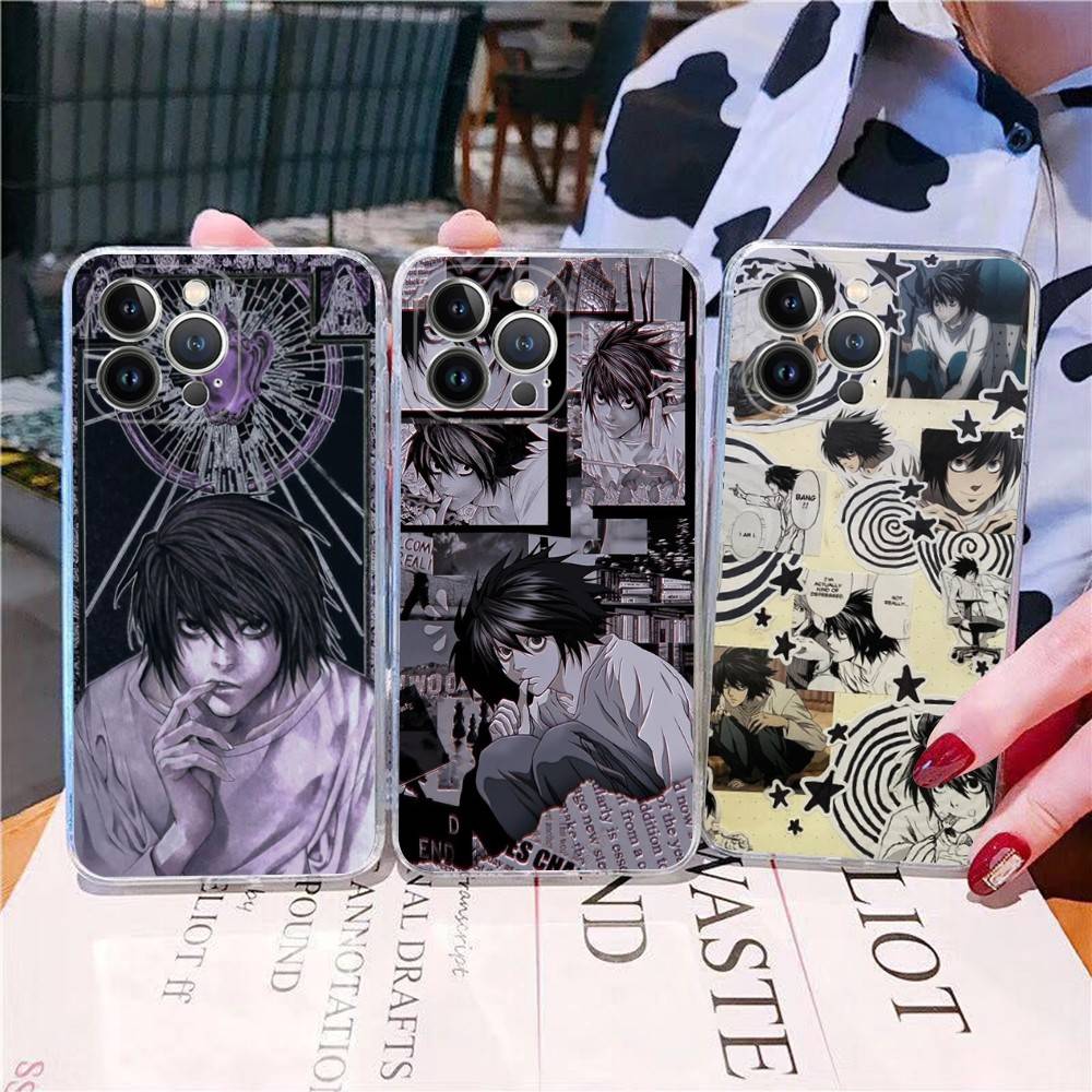 Anime Death Note Phone Case For iPhone 17 16 15 Plus X 14 11 12 13 Mini Pro Max Mobile Case
