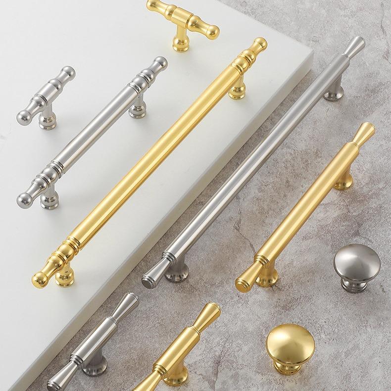 Nordic Luxury Gold Aluminum Cabinet and Drawer Handle