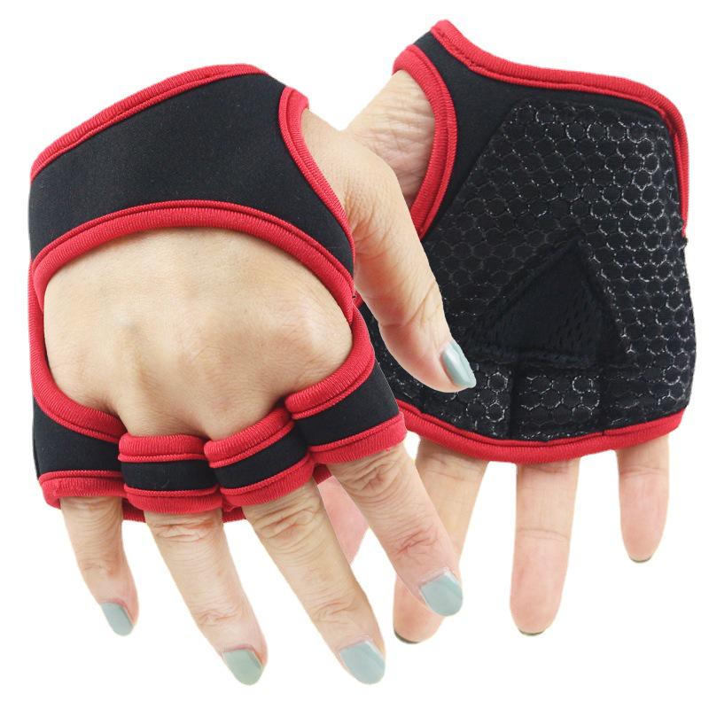 Half Finger Fitness Gloves with Wrist Support for Men & Women – Perfect for Pull-ups, Dumbbells, Deadlifts, and Barbell Protection