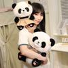 Good Quality Cartoon Panda Plush Toys Cute Elegant Cozy Panda Doll Wearing Princess Dress Sweater Kids Gift Multiple Styles