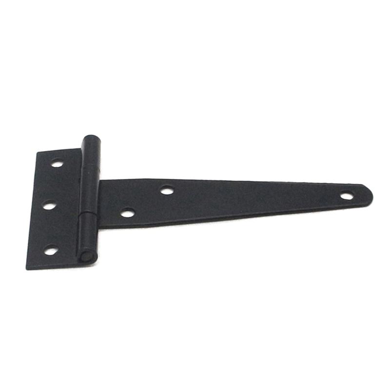 Heavy Duty T Hinges for Wood Door Wrought Iron Gate Hardware Rustproof T Hinges Set Simple Installs for Barns & Sheds