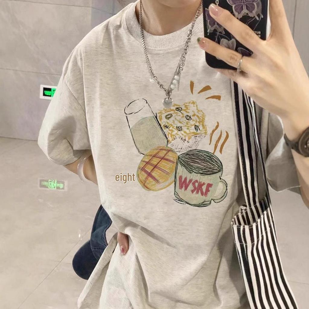 Vintage American Retro Women’s Oversized Cotton T-Shirt, Summer 2025 Collection