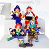 Clown Figurine Party Favor Decoration Artwork Action Figure for Bookshelf Bedroom