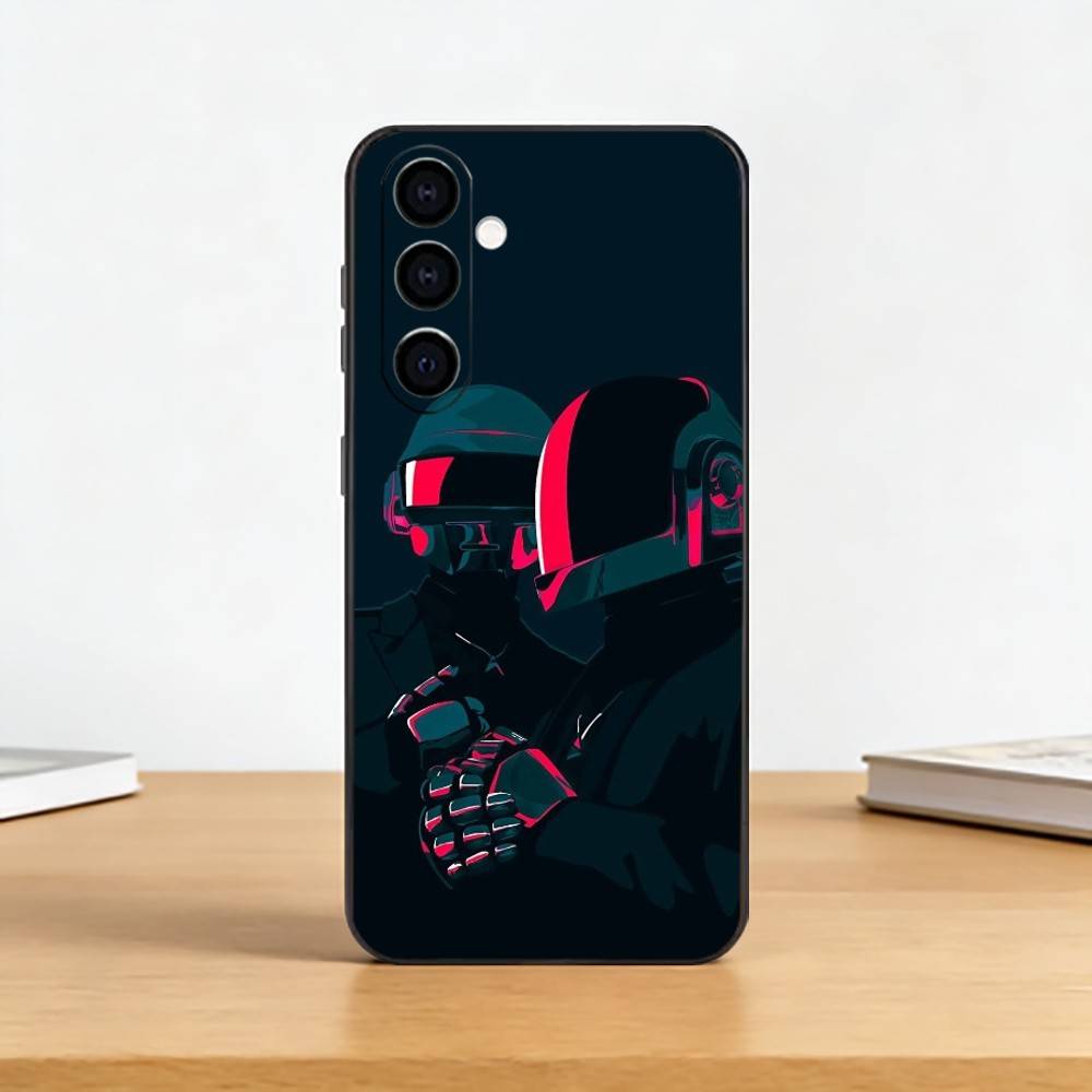 Daft Punk Electronic Phone Case For Samsung Galaxy A73,A72,A71,A70,A53,A52,A51,Others Soft Black Cover
