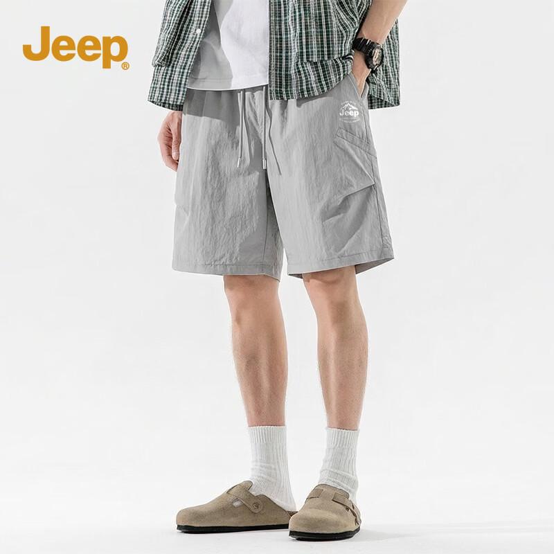 JEEP Men s Lightweight Summer Outdoor Shorts M