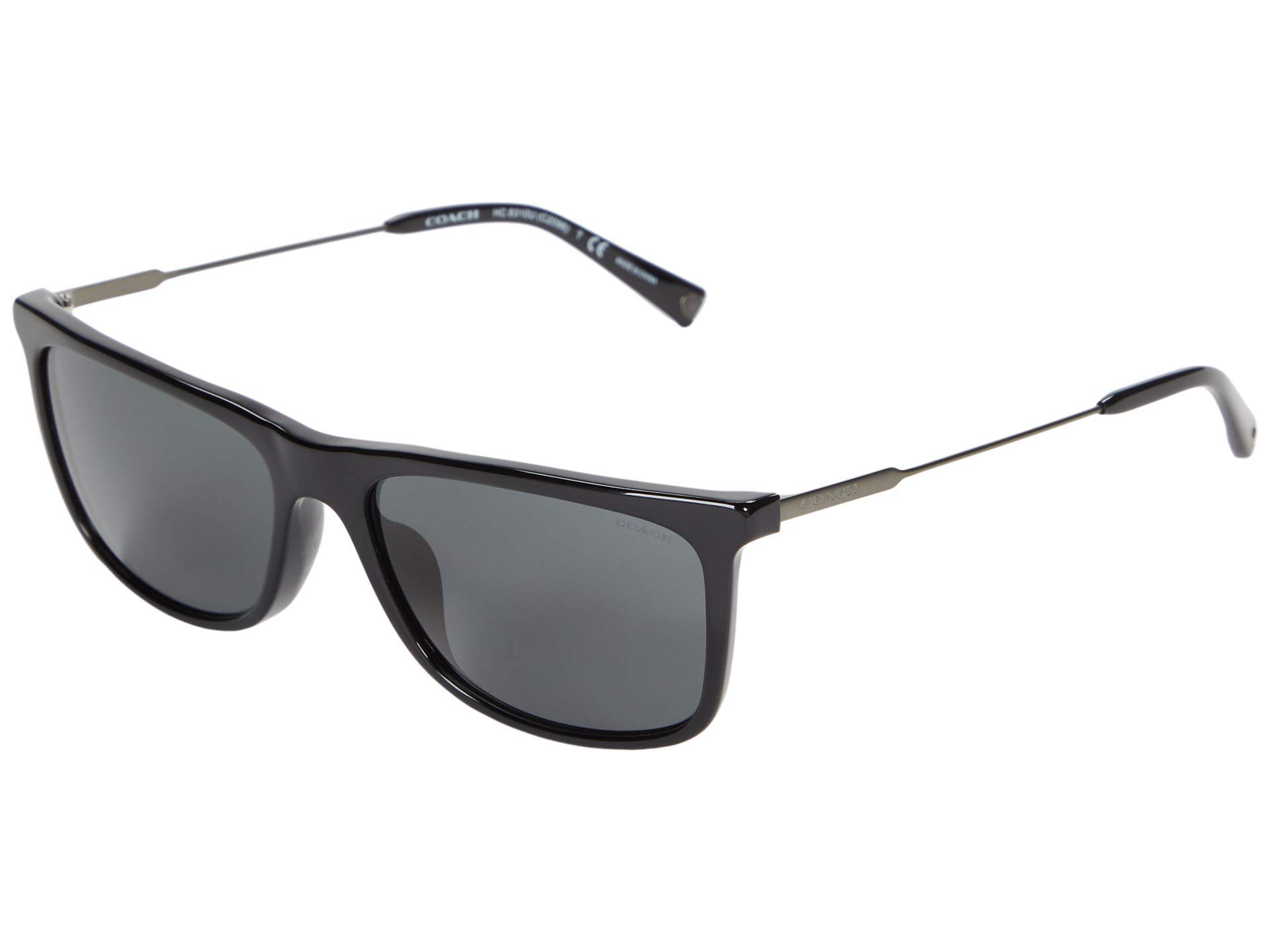 

Sunglasses HC8310U GRAY SOLID LENS 58 [Coach] Men s BLACK/DARK