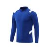Mens Womens Soccer Training Kit Set Long Sleeve Half-Zip Hoodie Sports Jersey Uniform Breathable Quick-Dry