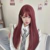 Coney Rotes Mera Lolita Lange Gerade Perücke für Frauen