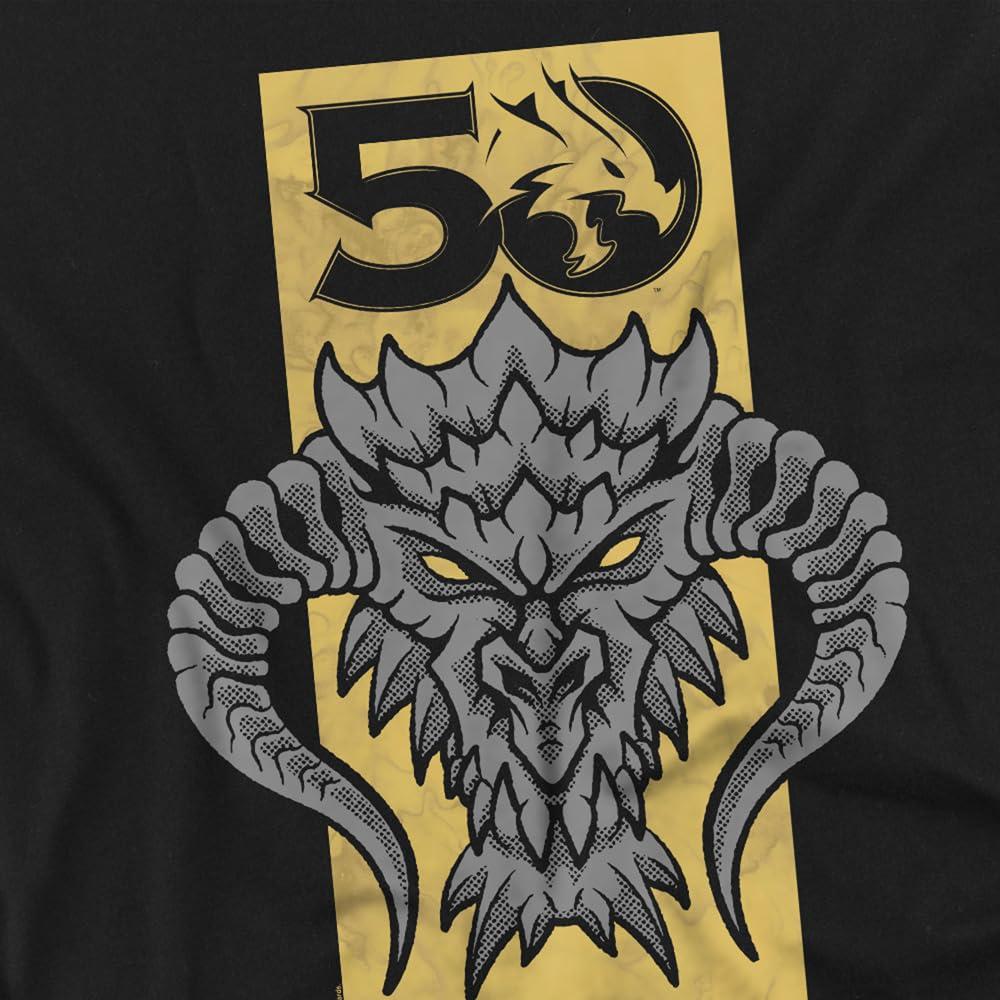 Pánské triko Dungeons & Dragons Stacked Logo 50th