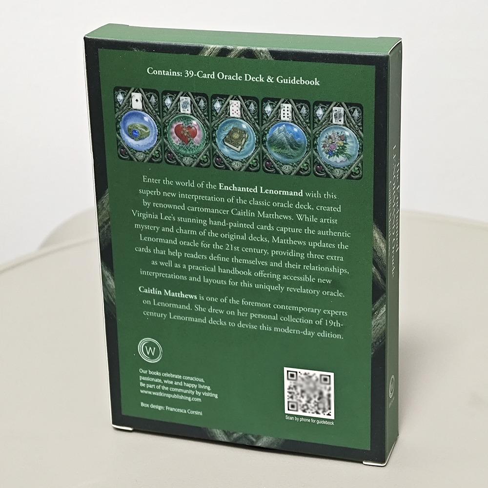 10,4*7,3 cm Oracolul Lenormand fermecat 39 de cărți magice pentru a-ți dezvălui adevăratul sine și destinul tău