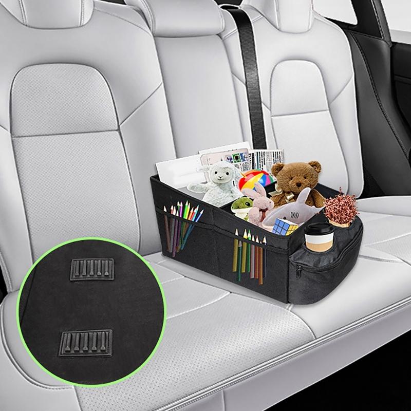 Multifunction Car Storage Bag Oxford Fabric Car Organizers Multiple Compartment for Easy Installation Removal in Any Vehicle